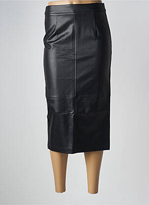 Jupe mi-longue noir GRACE & MILA femme