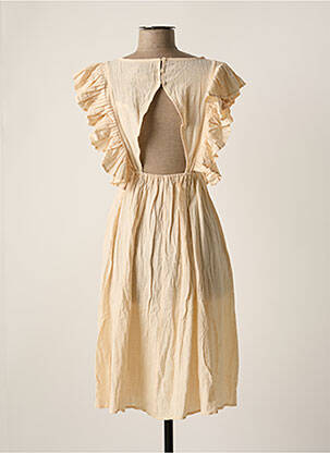 Robe mi-longue beige MOLLY BRACKEN femme