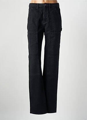 Jeans coupe droite noir KENZO femme