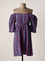 Robe courte bleu GRACE & MILA femme