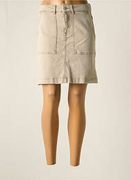 Jupe courte beige SELECTED femme