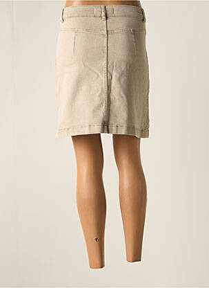 Jupe courte beige SELECTED femme