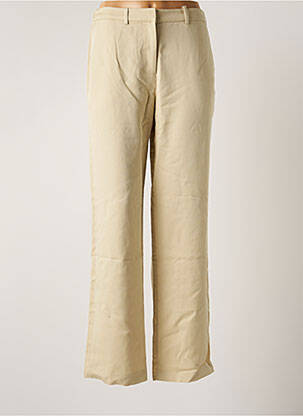 Pantalon droit jaune SAMSOE & SAMSOE femme