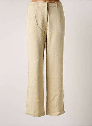 Pantalon droit jaune SAMSOE & SAMSOE pour femme