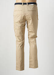 Pantalon chino beige SELECTED pour homme seconde vue