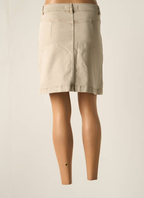 Jupe courte beige SELECTED pour femme