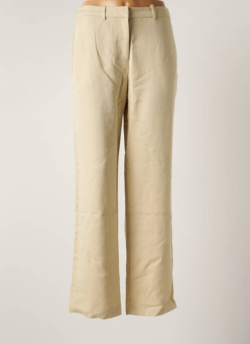 Pantalon droit jaune SAMSOE & SAMSOE pour femme