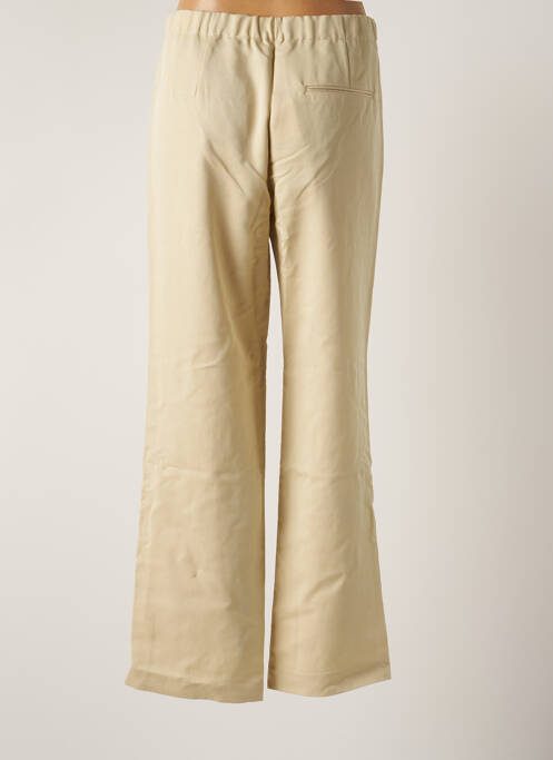 Pantalon droit jaune SAMSOE & SAMSOE pour femme