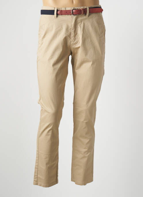 Pantalon chino beige SELECTED pour homme