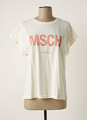 T-shirt blanc MOSS COPENHAGEN pour femme