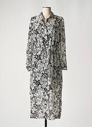 Robe mi-longue noir GRACE & MILA femme
