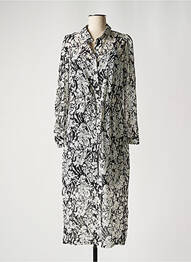 Robe mi-longue noir GRACE & MILA femme