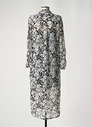 Robe mi-longue noir GRACE & MILA femme