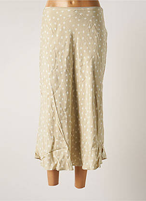 Jupe mi-longue beige SAMSOE & SAMSOE femme
