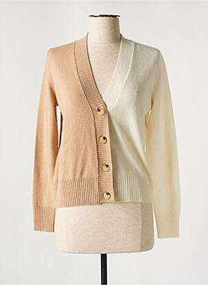 Gilet manches longues beige PENNYBLACK femme