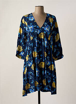 Robe courte bleu GRACE & MILA femme