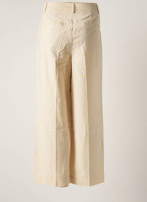 Pantalon droit beige Y.A.S pour femme