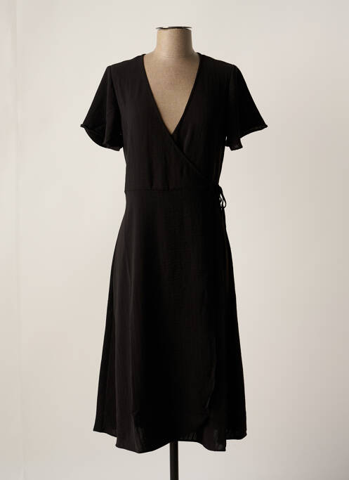 Robe mi-longue noir VILA pour femme