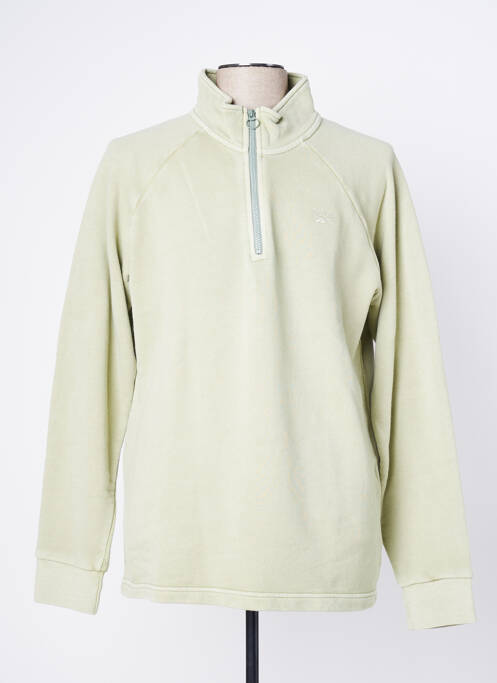 Sweat-shirt vert REEBOK pour homme