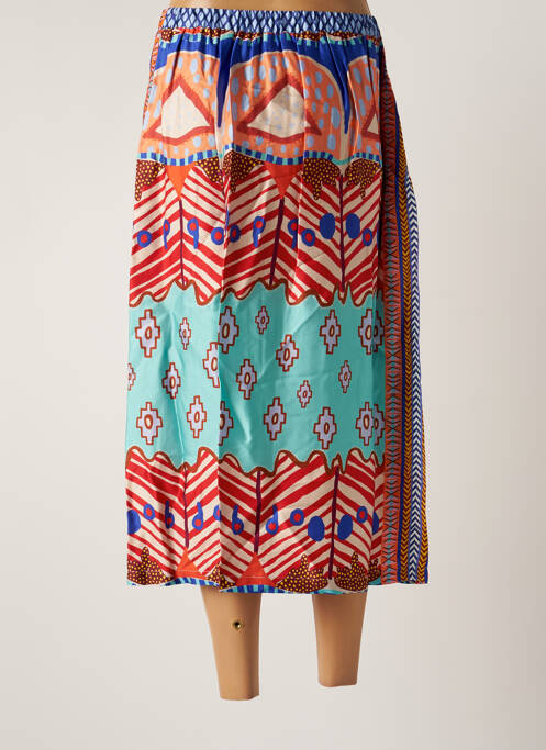 Jupe mi-longue multicolore SAK'S pour femme