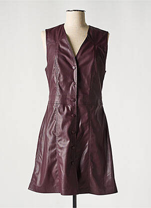 Robe courte rouge ATTIC AND BARN femme