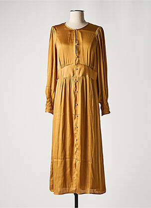 Robe mi-longue orange DAY OFF femme