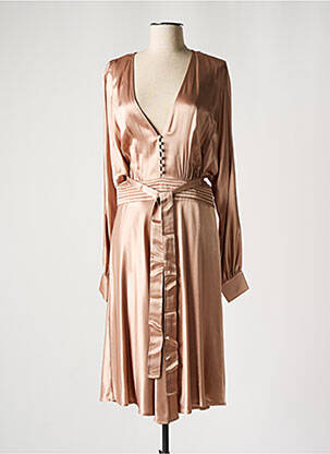 Robe courte beige TWINSET femme