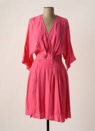 Robe courte rose Y.A.S femme