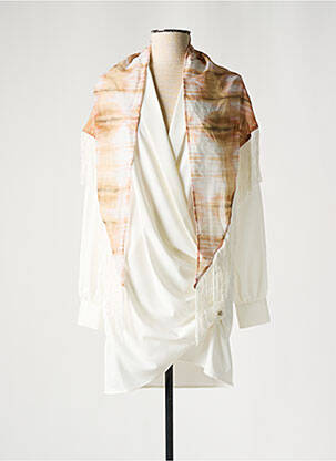 Robe courte beige RECC femme