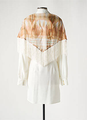 Robe courte beige RECC femme