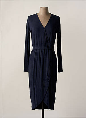 Robe mi-longue bleu MSCH COPENHAGEN femme