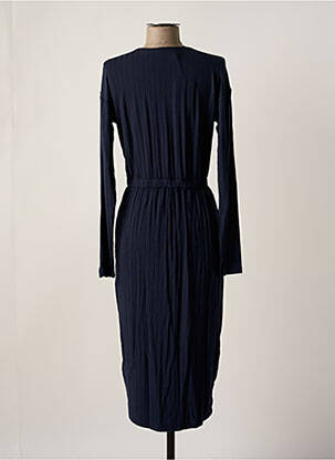 Robe mi-longue bleu MSCH COPENHAGEN femme