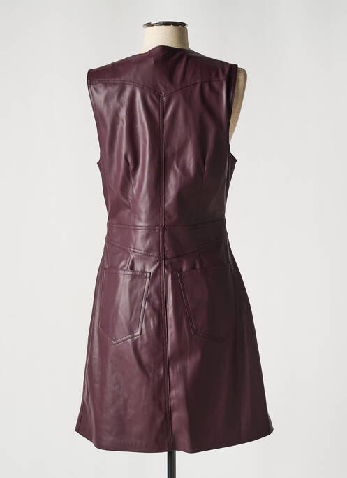 Robe courte rouge ATTIC AND BARN pour femme