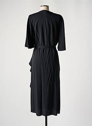 Robe mi-longue noir L'AUTRE CHOSE femme