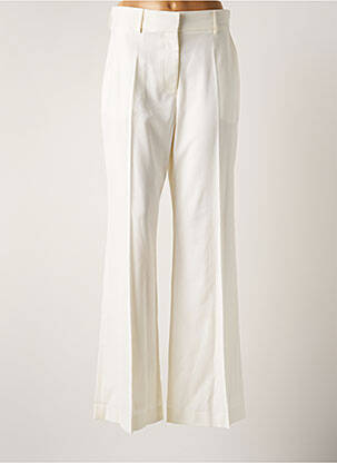 Pantalon large blanc MARGAUX LONNBERG pour femme