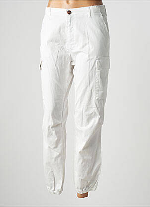 Pantalon cargo blanc SACK'S femme