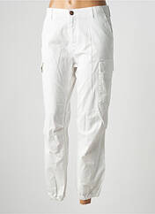 Pantalon cargo blanc SAK'S pour femme seconde vue