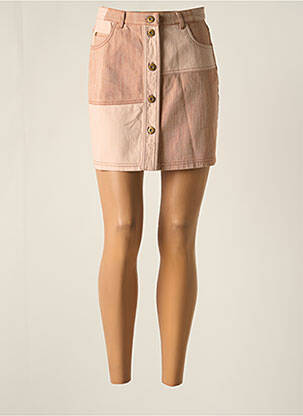 Jupe courte rose SESSUN femme