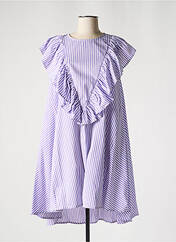 Robe courte violet IMPERIAL pour femme seconde vue