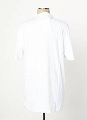 T-shirt blanc SELECTED pour homme seconde vue