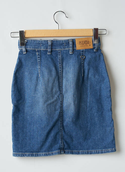 Jupe courte bleu PLEASE pour femme