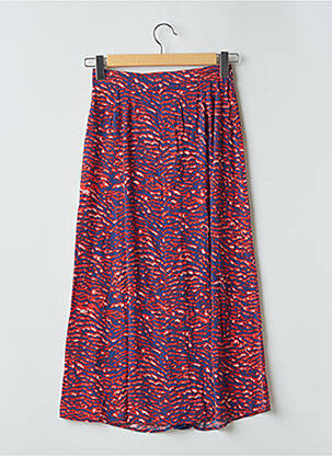 Jupe mi-longue rouge BELLEROSE femme