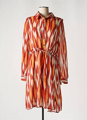 Robe courte marron GRACE & MILA femme