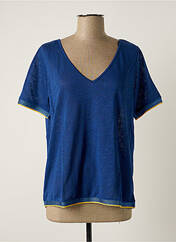 T-shirt bleu VILA pour femme seconde vue