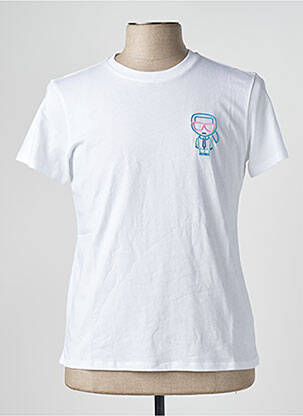 T-shirt blanc KARL LAGERFELD pour femme