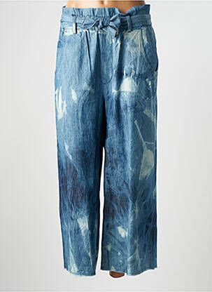 Pantalon large bleu SAK'S pour femme