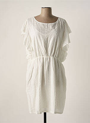 Robe courte blanc MOLLY BRACKEN pour femme
