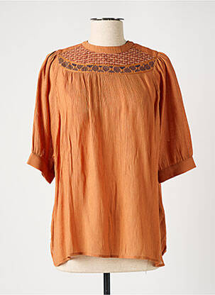 Top orange SESSUN femme