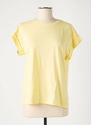 T-shirt jaune MSCH COPENHAGEN femme