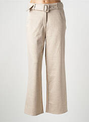 Pantalon large beige VILA pour femme seconde vue